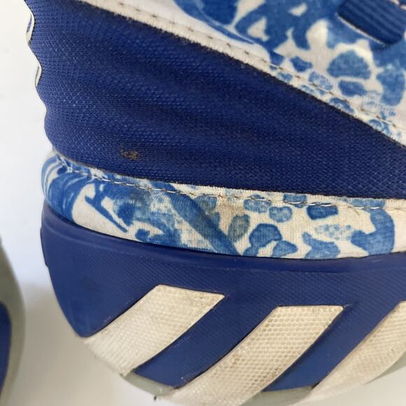 ADIDAS Basketball Sneakers Issue #2 Blue Size 7.5 Shoes FX7426 - Picture 14 of 14